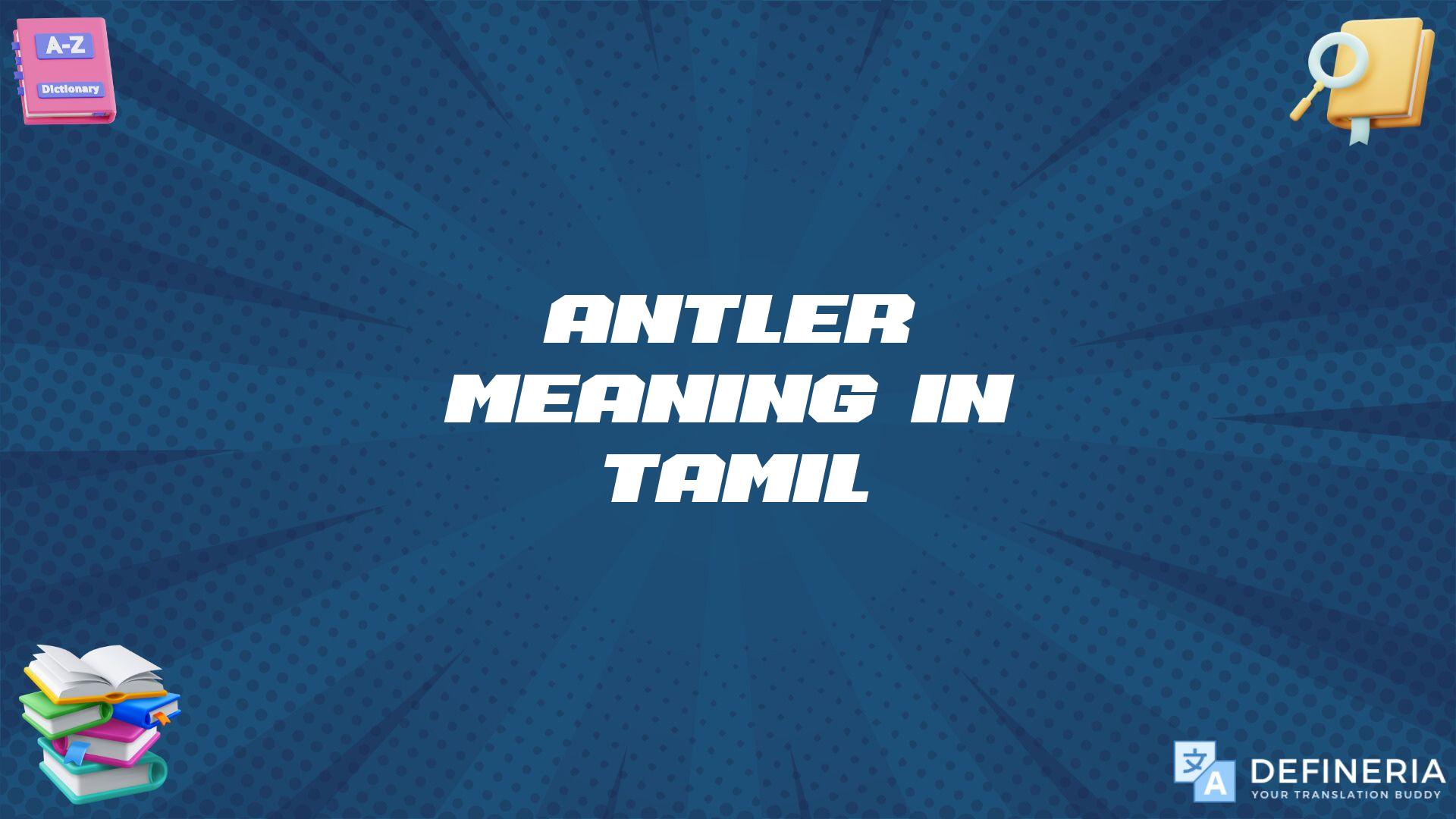 Antler Meaning In Tamil